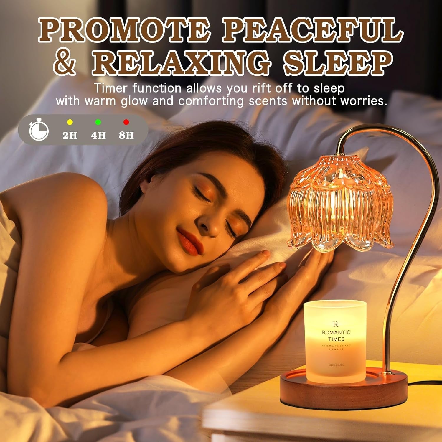 Candle Warmer Lamp with Timer